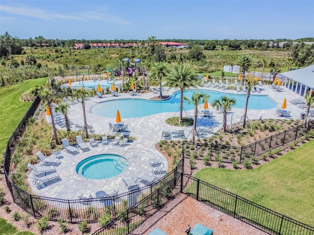 33524 Elm Hill Br, Wesley Chapel, FL 33545 - community pool featuring a patio