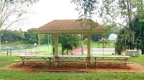 14725 Morning Dr, Lutz, FL 33559 - view of property's community featuring a gazebo