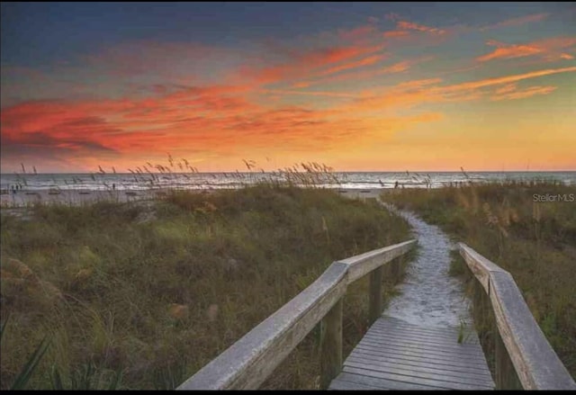 1210 Bay Palm Blvd, Indian Rocks Beach, FL 33785 - dock with view of water and beach