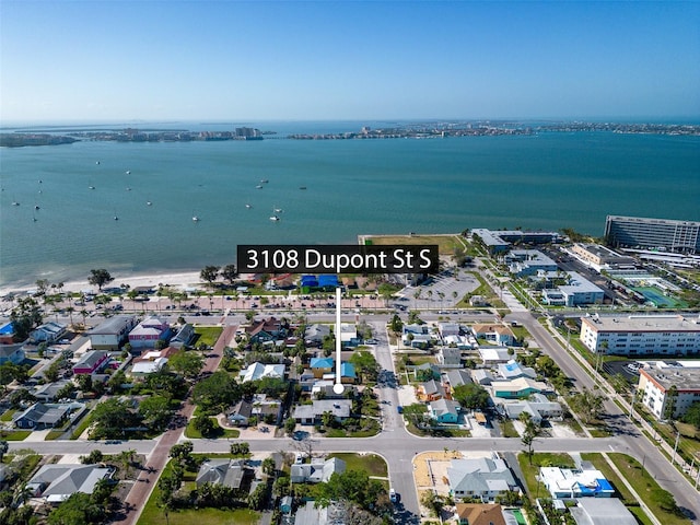 3108 Dupont St S, Gulfport, FL 33707 - bird's eye view of a nearby body of water