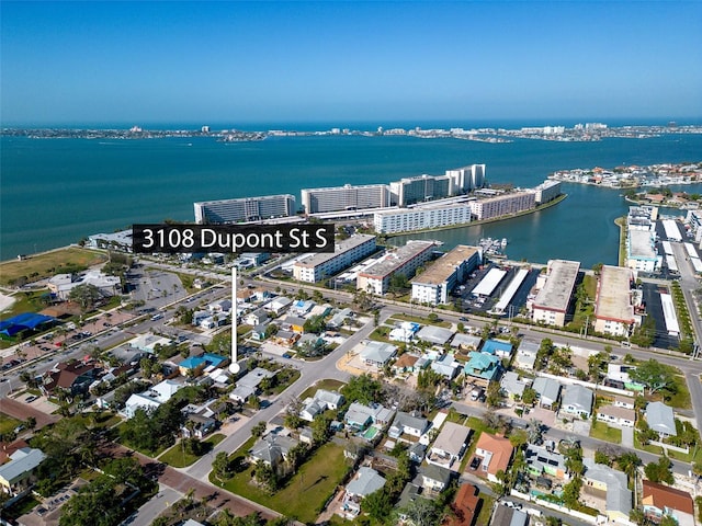 3108 Dupont St S, Gulfport, FL 33707 - aerial view of property and surrounding area featuring a nearby body of water
