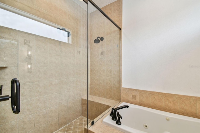 407 S Fremont Ave Unit B, Tampa, FL 33606 - full bathroom with a stall shower and a tub with jets