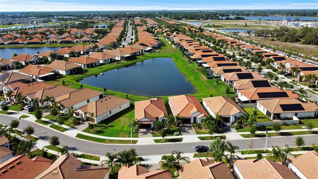 16913 Anchor Root St, Wimauma, FL 33598 - aerial perspective of suburban area with a large body of water