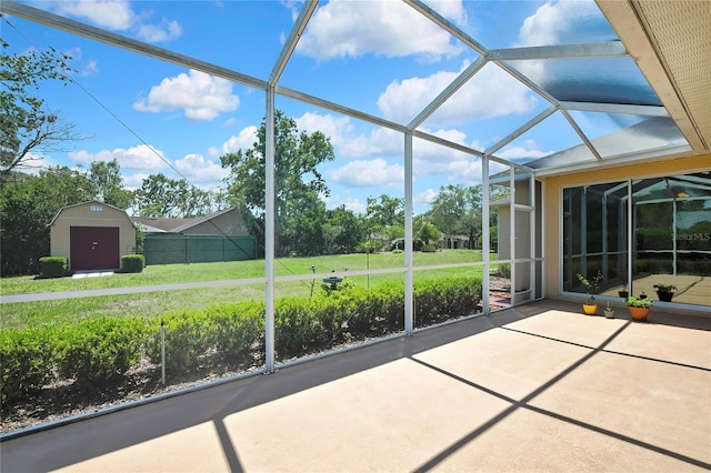 12012 Cromwell Way, Spring Hill, FL 34609 - view of unfurnished sunroom
