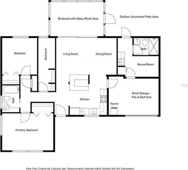 1459 Joel Ln, Clearwater, FL 33755 - floor plan / room layout
