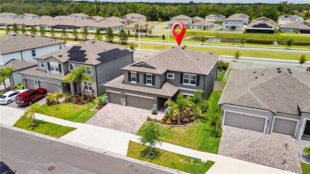 4917 Eagle Rock Dr, Wimauma, FL 33598 - aerial view of residential area featuring a large body of water