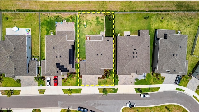 4917 Eagle Rock Dr, Wimauma, FL 33598 - aerial view of residential area with property boundaries highlighted