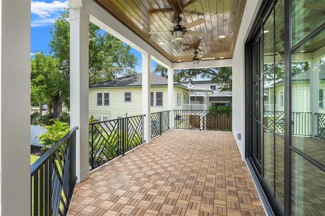 2200 N Glenwood Dr, Tampa, FL 33602 - view of patio featuring a ceiling fan