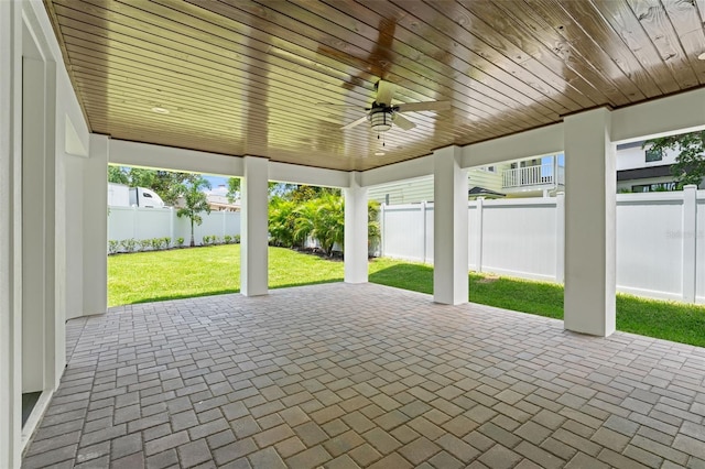 2200 N Glenwood Dr, Tampa, FL 33602 - view of patio / terrace featuring ceiling fan
