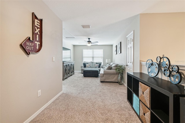 3530 Brook Crossing Dr, Brandon, FL 33511 - hall featuring carpet flooring and baseboards