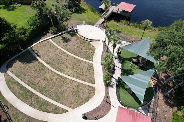 8016 Rock Spring Ct, Land O Lakes, FL 34638 - bird's eye view of a large body of water