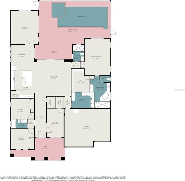 8016 Rock Spring Ct, Land O Lakes, FL 34638 - view of home floor plan