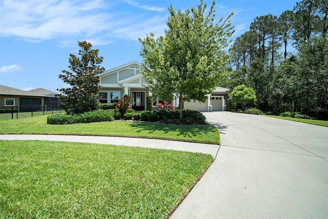 8016 Rock Spring Ct, Land O Lakes, FL 34638 - view of front of home featuring concrete driveway and an attached garage