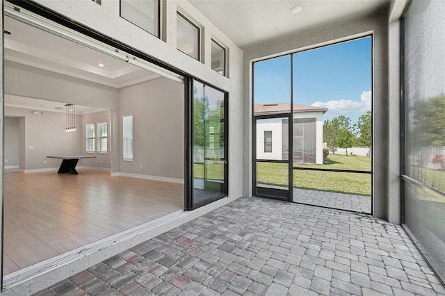 4325 Barletta Ct, Wesley Chapel, FL 33543 - view of unfurnished sunroom