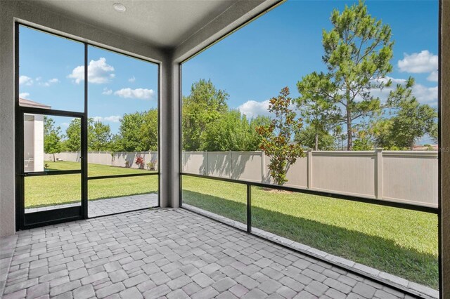 4325 Barletta Ct, Wesley Chapel, FL 33543 - view of unfurnished sunroom
