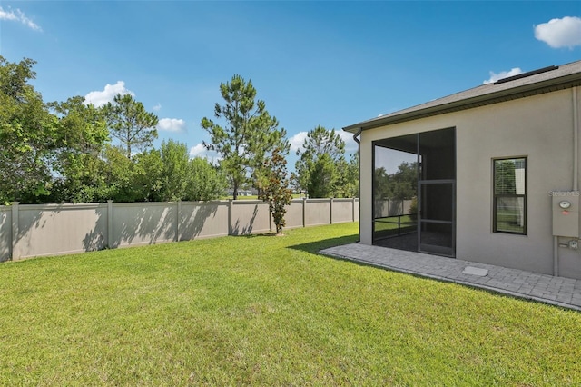 4325 Barletta Ct, Wesley Chapel, FL 33543 - view of yard featuring a sunroom