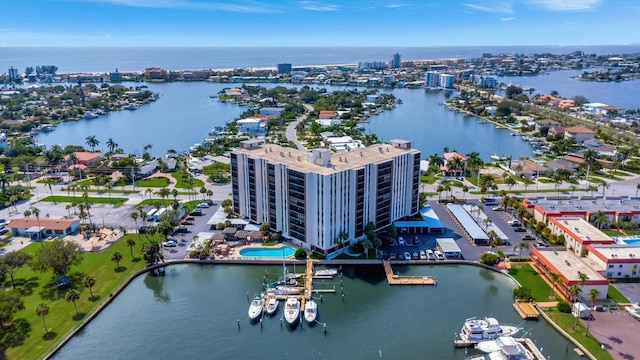 10355 Paradise Blvd Unit 502, Treasure Island, FL 33706 - bird's eye view of a large body of water