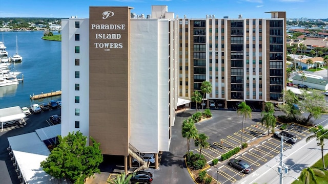10355 Paradise Blvd Unit 502, Treasure Island, FL 33706 - view of property featuring a water view