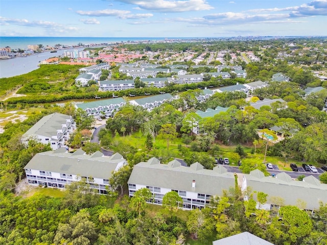 9812 Indian Key Trl Unit 84, Seminole, FL 33776 - aerial view of residential area with a large body of water