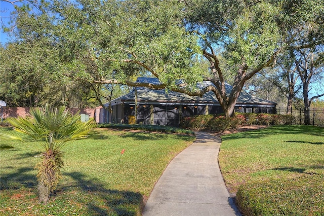 17917 Clear Lake Dr, Lutz, FL 33548 - view of yard