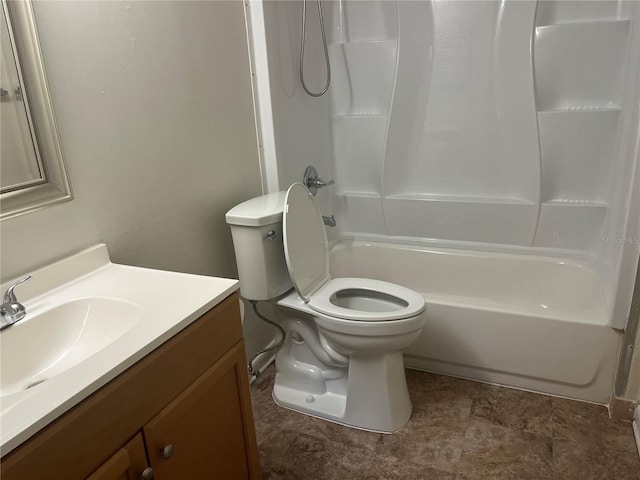 4008 Ashford Green Pl Unit F101, Tampa, FL 33613 - full bathroom with vanity, toilet, and tub / shower combination