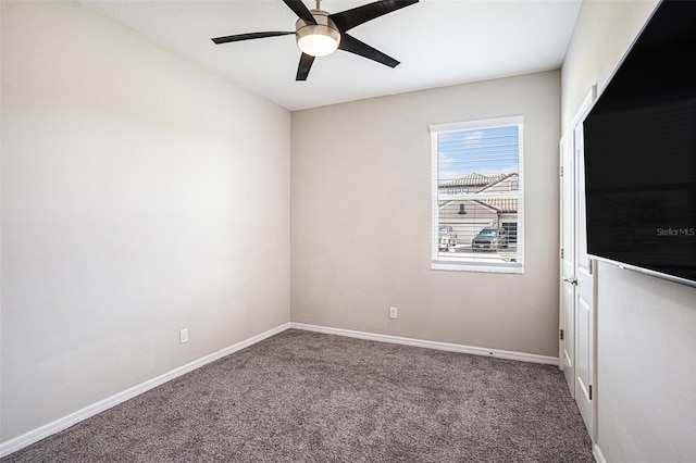 2515 63rd Ter E, Ellenton, FL 34222 - carpeted spare room featuring ceiling fan and baseboards