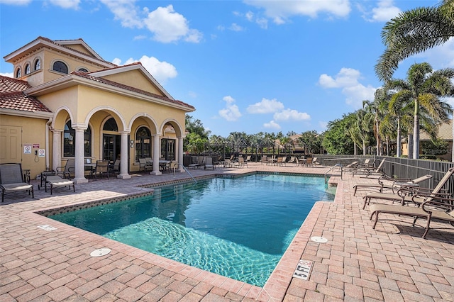 2515 63rd Ter E, Ellenton, FL 34222 - community pool with a patio area and fence