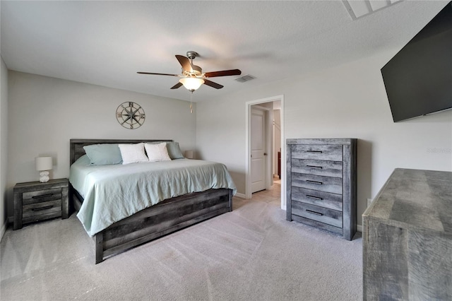 11121 Hudson Hills Ln, Riverview, FL 33579 - carpeted bedroom with a ceiling fan and baseboards