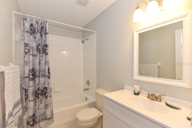 24 Lake Vista Way, Ormond Beach, FL 32174 - bathroom with toilet, shower / tub combo, and vanity