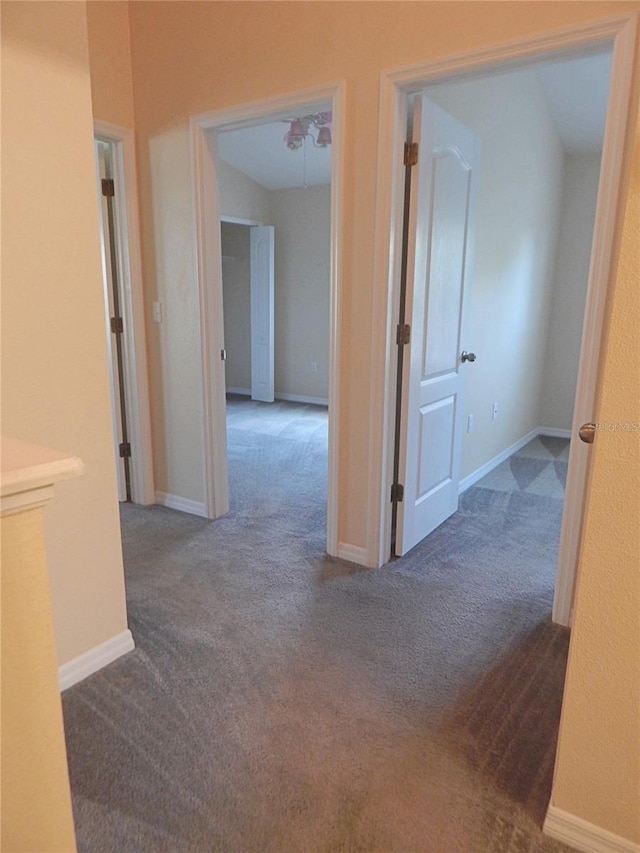 16618 Kingletside Ct, Lithia, FL 33547 - corridor featuring carpet flooring and baseboards
