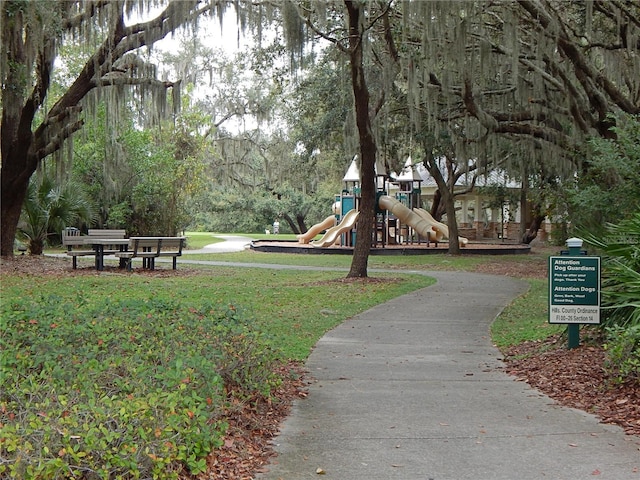 16618 Kingletside Ct, Lithia, FL 33547 - view of home's community featuring a yard