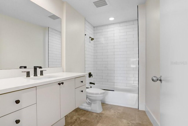 1120 E Kennedy Blvd Unit 1127, Tampa, FL 33602 - full bath with toilet, vanity, shower / washtub combination, and baseboards