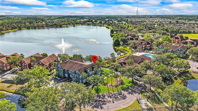 9416 Lake Chase Island Way Unit 9416, Tampa, FL 33626 - aerial perspective of suburban area featuring a nearby body of water