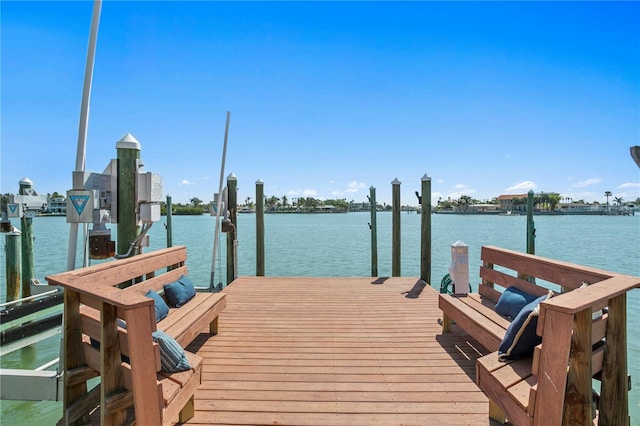2903 Pass A Grille Way, St Pete Beach, FL 33706 - dock area with boat lift and a water view