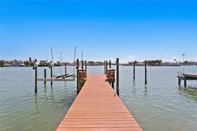 2903 Pass A Grille Way, St Pete Beach, FL 33706 - dock with boat lift and a water view