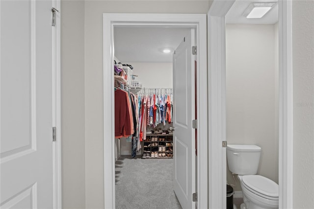 8508 Bay Dr, Spring Hill, FL 34606 - bathroom with toilet and a spacious closet