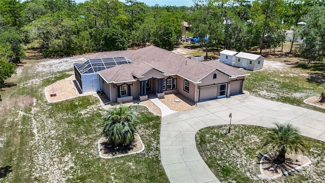 13110 Manistee Rd, Weeki Wachee, FL 34614 - view from above of property
