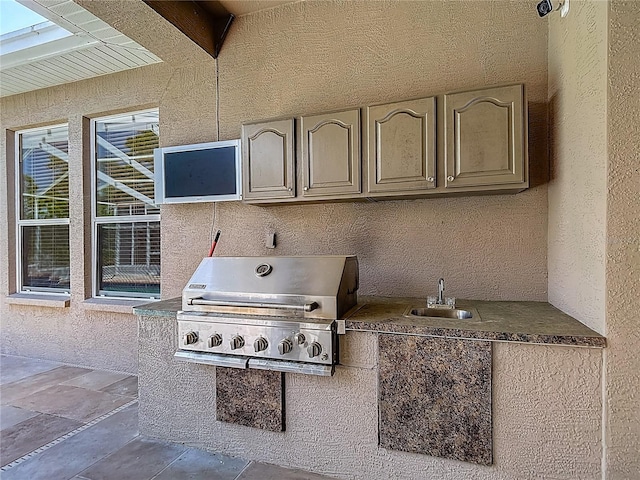 13110 Manistee Rd, Weeki Wachee, FL 34614 - view of patio featuring a sink and a grill