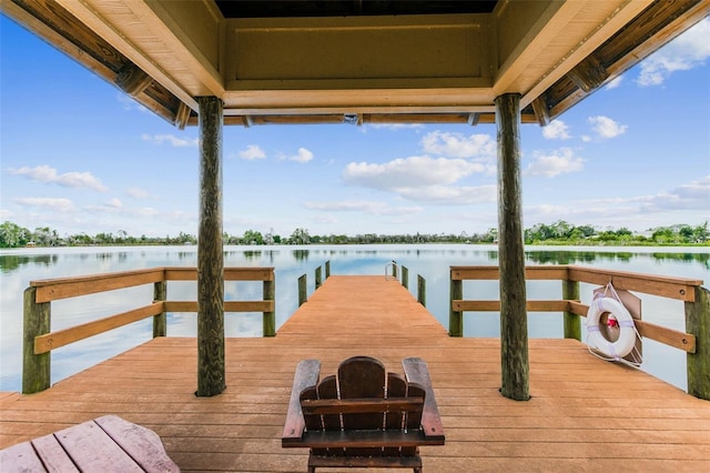 7410 Ambleside Dr, Land O Lakes, FL 34637 - dock featuring a water view