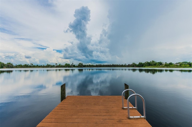 7410 Ambleside Dr, Land O Lakes, FL 34637 - dock featuring a water view