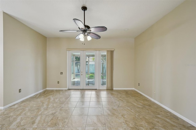 5340 Riva Ridge Dr, Wesley Chapel, FL 33544 - empty room with ceiling fan and baseboards
