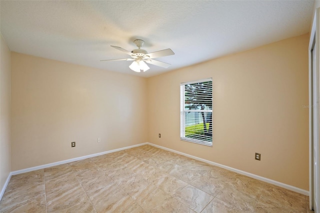 5340 Riva Ridge Dr, Wesley Chapel, FL 33544 - spare room with a ceiling fan and baseboards
