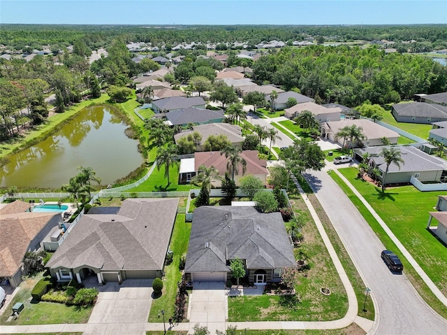 5340 Riva Ridge Dr, Wesley Chapel, FL 33544 - aerial view of residential area featuring a large body of water