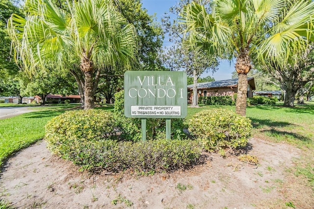 2150 Shelly Dr Unit D, Palm Harbor, FL 34684 - community / neighborhood sign with a yard