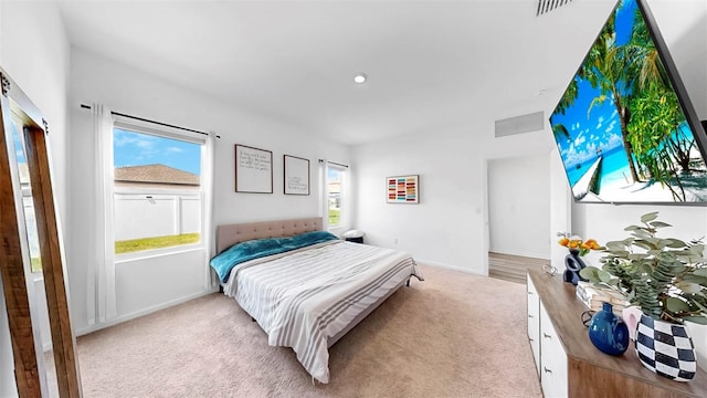 35552 Shade Fern Ln, Zephyrhills, FL 33541 - bedroom with light colored carpet and baseboards