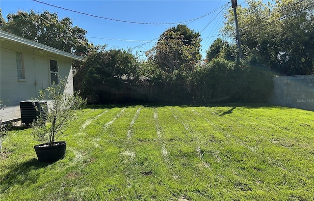 808 Hillsdale Dr, Cocoa, FL 32922 - view of yard featuring central AC unit