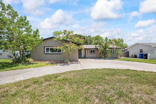 6875 11th Ave N, Saint Petersburg, FL 33710 - single story home with concrete driveway and a front yard