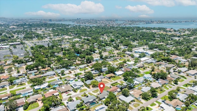 6875 11th Ave N, Saint Petersburg, FL 33710 - aerial view of property's location featuring a large body of water