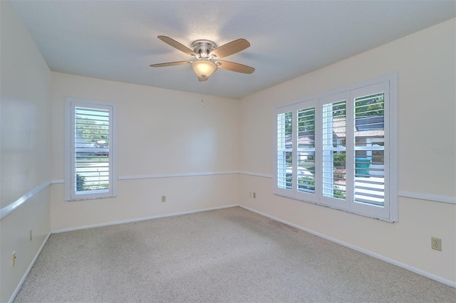 3053 Gregor Ct, Palm Harbor, FL 34684 - carpeted spare room with plenty of natural light, ceiling fan, and baseboards