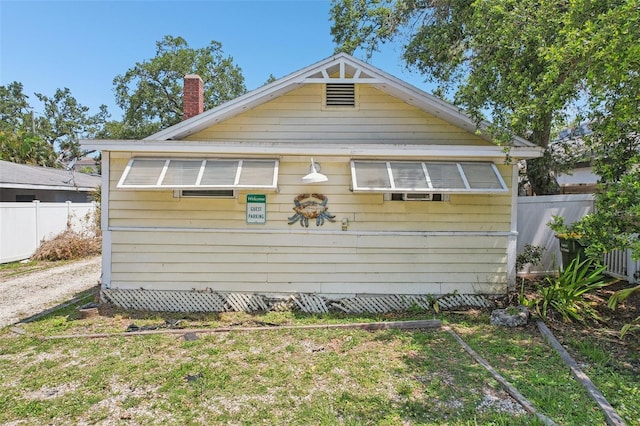 2245 Bahia Vista St, Sarasota, FL 34239 - view of front of home with a chimney